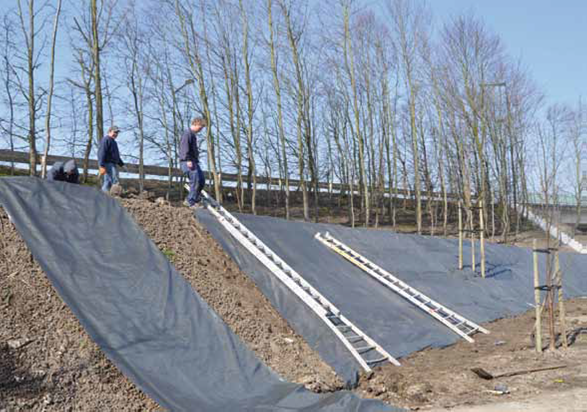 Biologisch afbreekbaar  doek